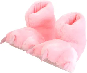 Funny Bear Paw Slippers Adult Monster Dino slippers for toddler Boys dinosaur slippers