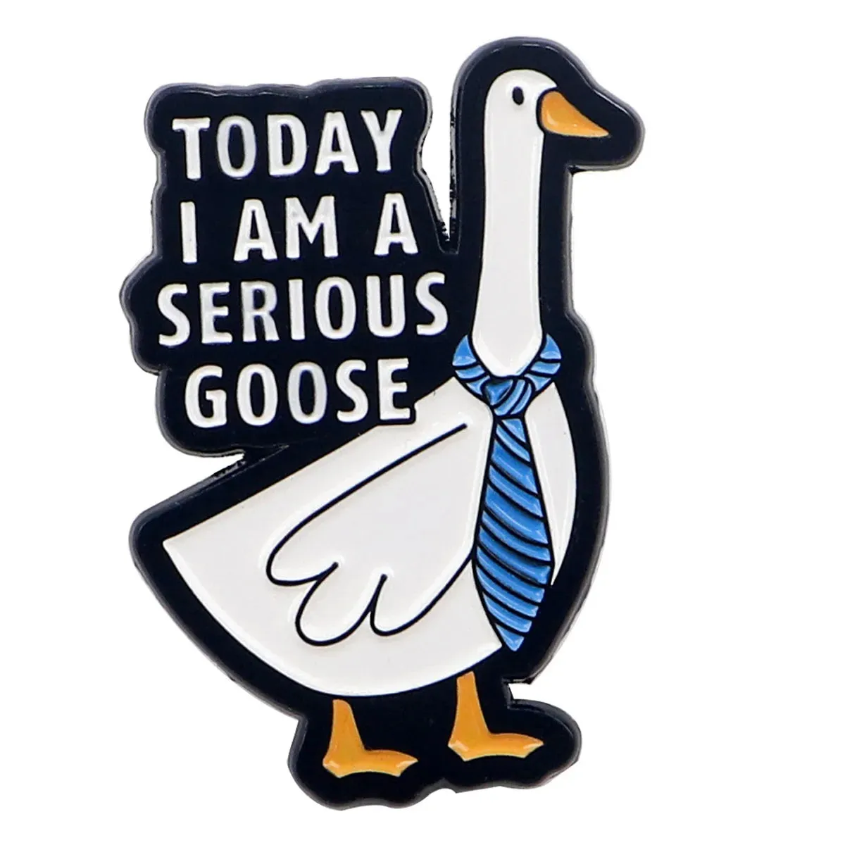 Funny Goose Enamel Pin