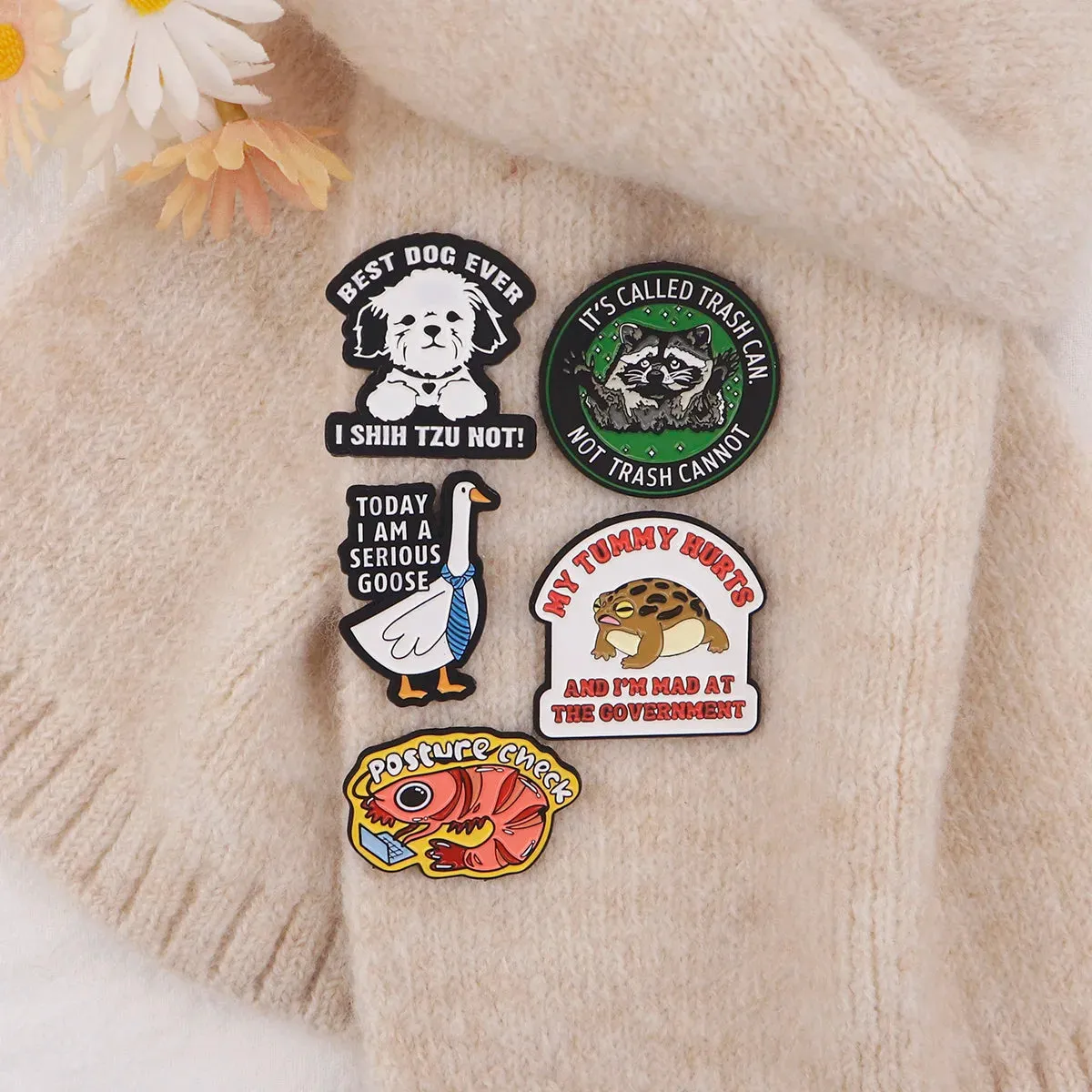 Funny Goose Enamel Pin