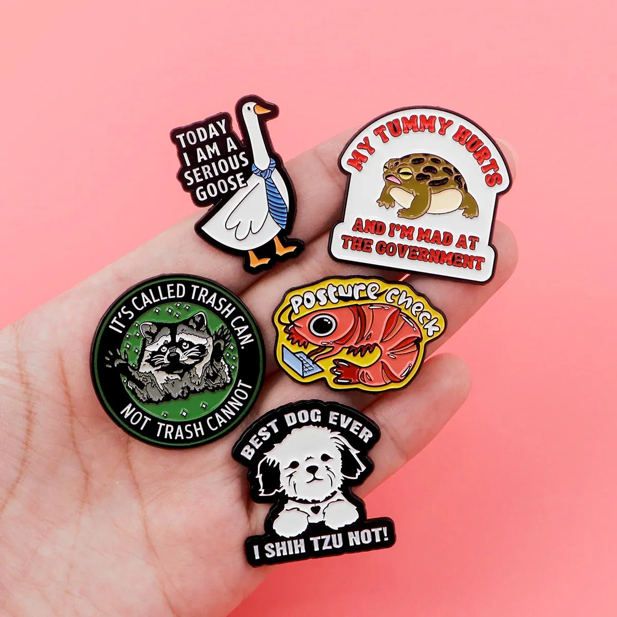 Funny Goose Enamel Pin