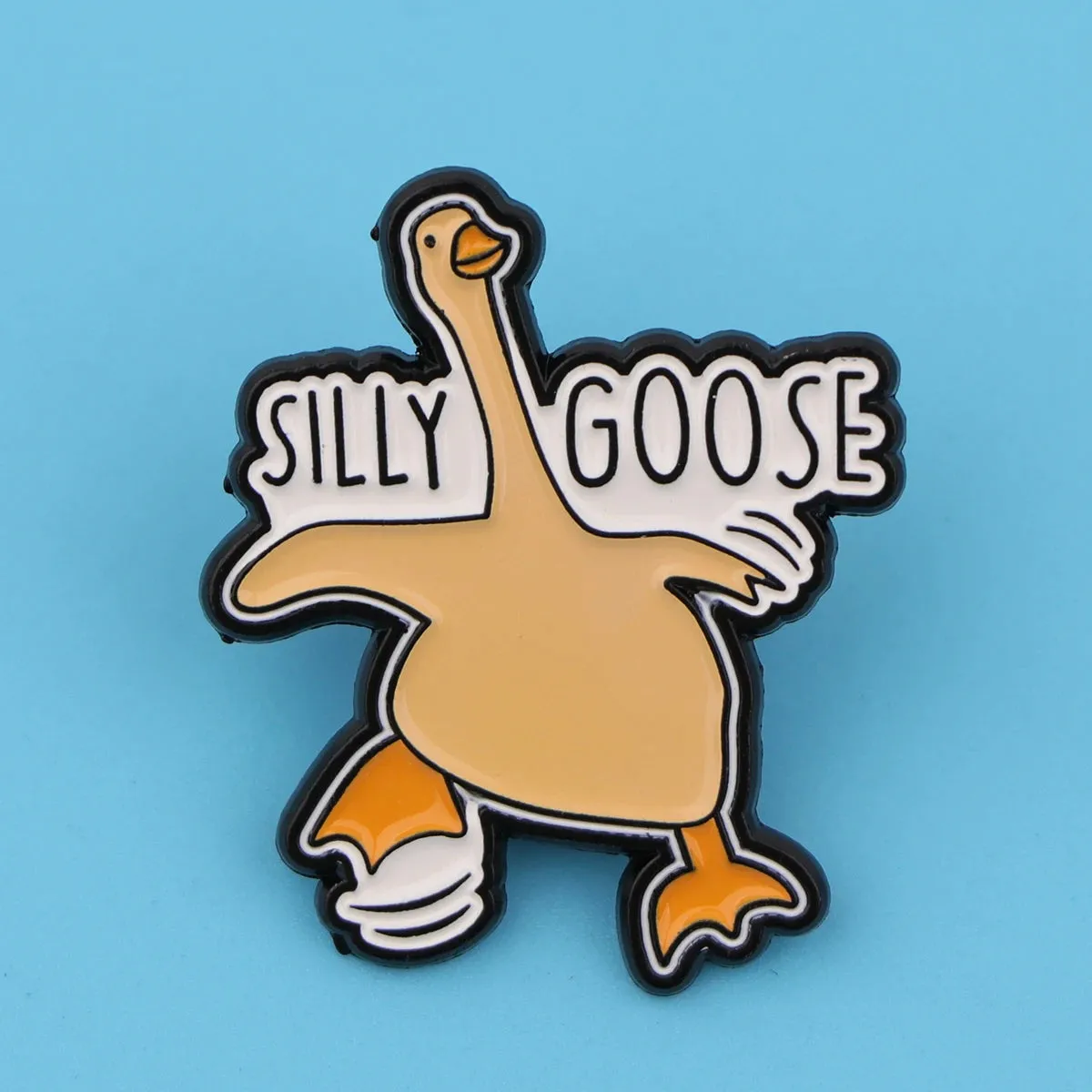 Funny Goose Enamel Pin