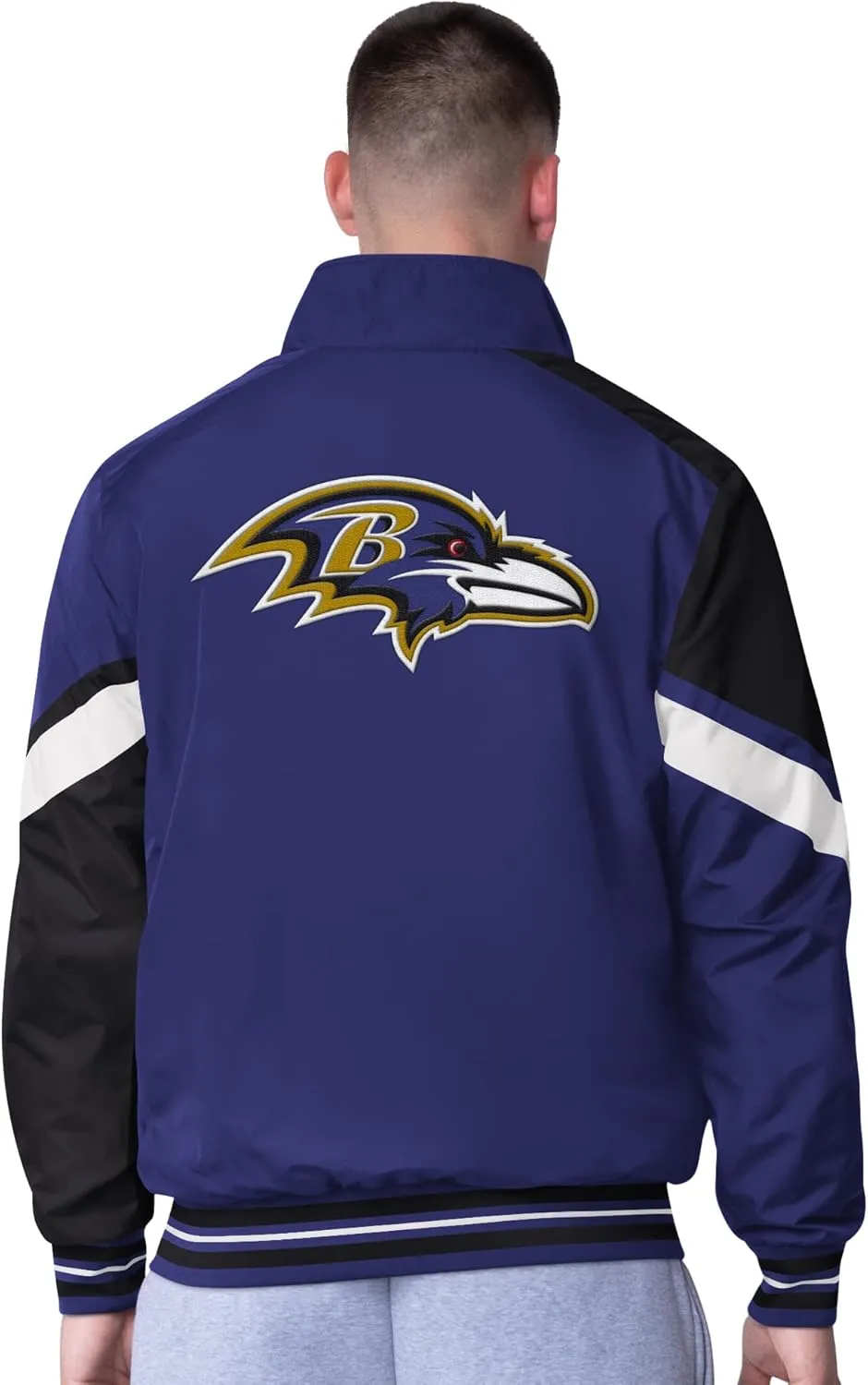 G-III Sports Men's NFL Strong Arm Reversible Full-Zip Jacket