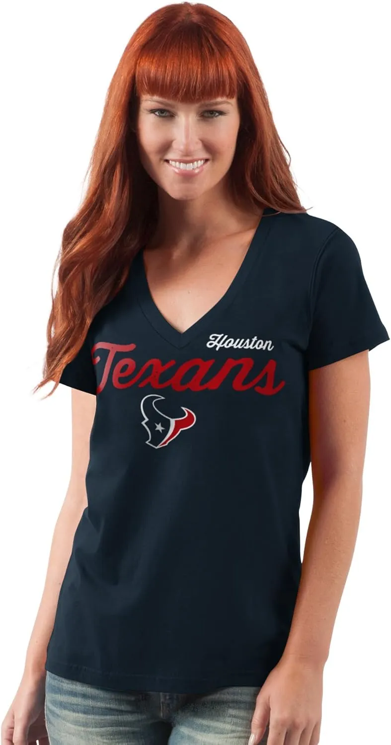 G-III Sports Women's NFL Post Season V-Neck T-Shirt