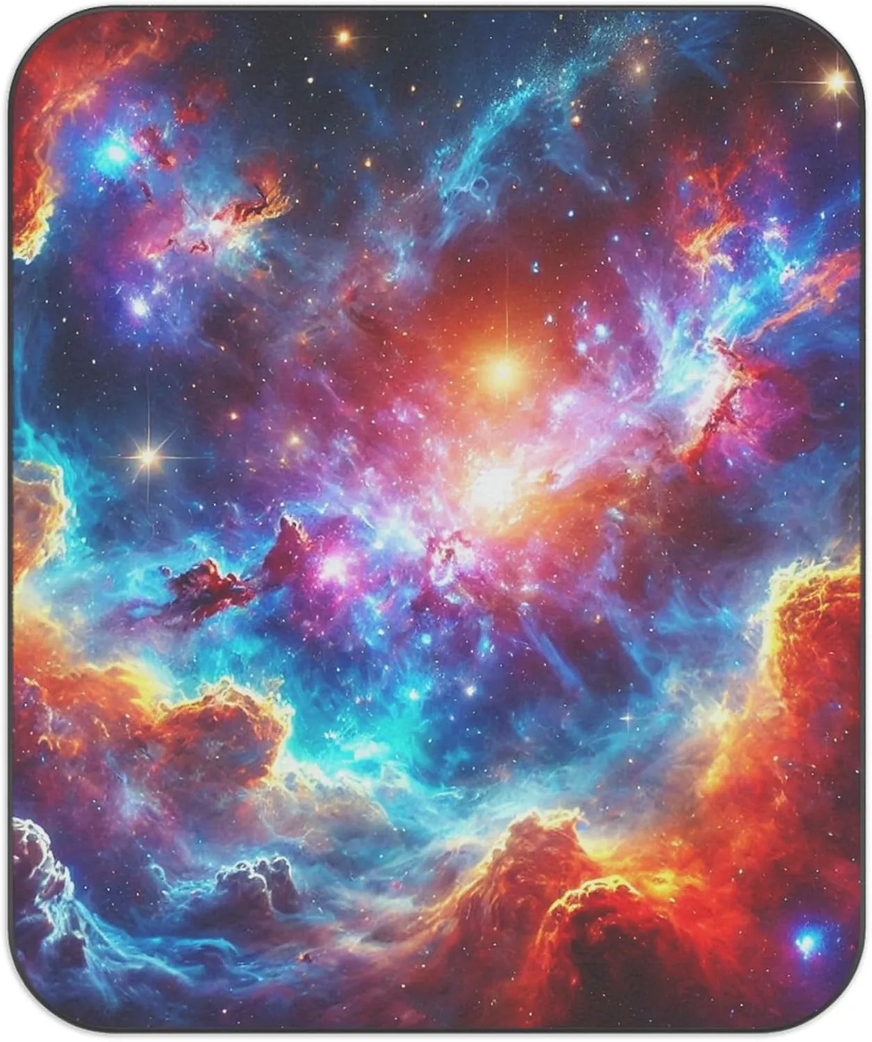 Galactic Picnic Blanket | Cosmic Outdoor Blanket, Stargazing Gear, Camping Essentials, Space Decor, Gift for Nature Lovers