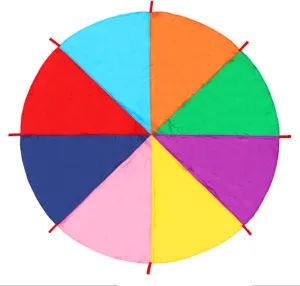Game Colorful Umbrella Children Parachutes Toy Rainbow Parachutes Kids Outdoor Game Tent Game Kids Outdoor Umbrella Toy