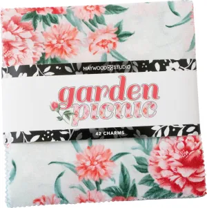 Garden Picnic Charm Pack 42 5-inch Squares Maywood Studio