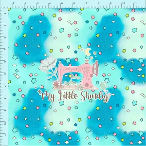 Gardening Droids Stars on Blue (preorder)