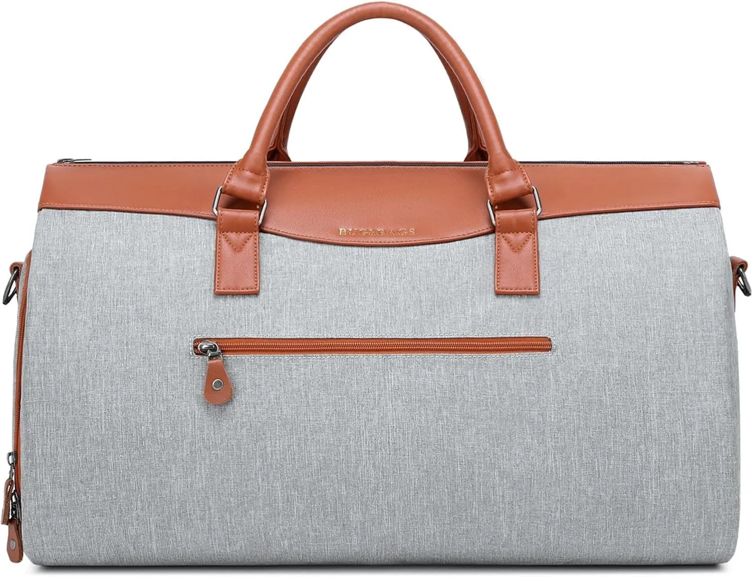 Garment Duffle Bags For Travel, Convertible Carry On Garment Bag With Shoulder Strap, Shoes Compartment Carry on Mens Garment Bag For Suits, 2 in 1 Suit Bags For Men Travel