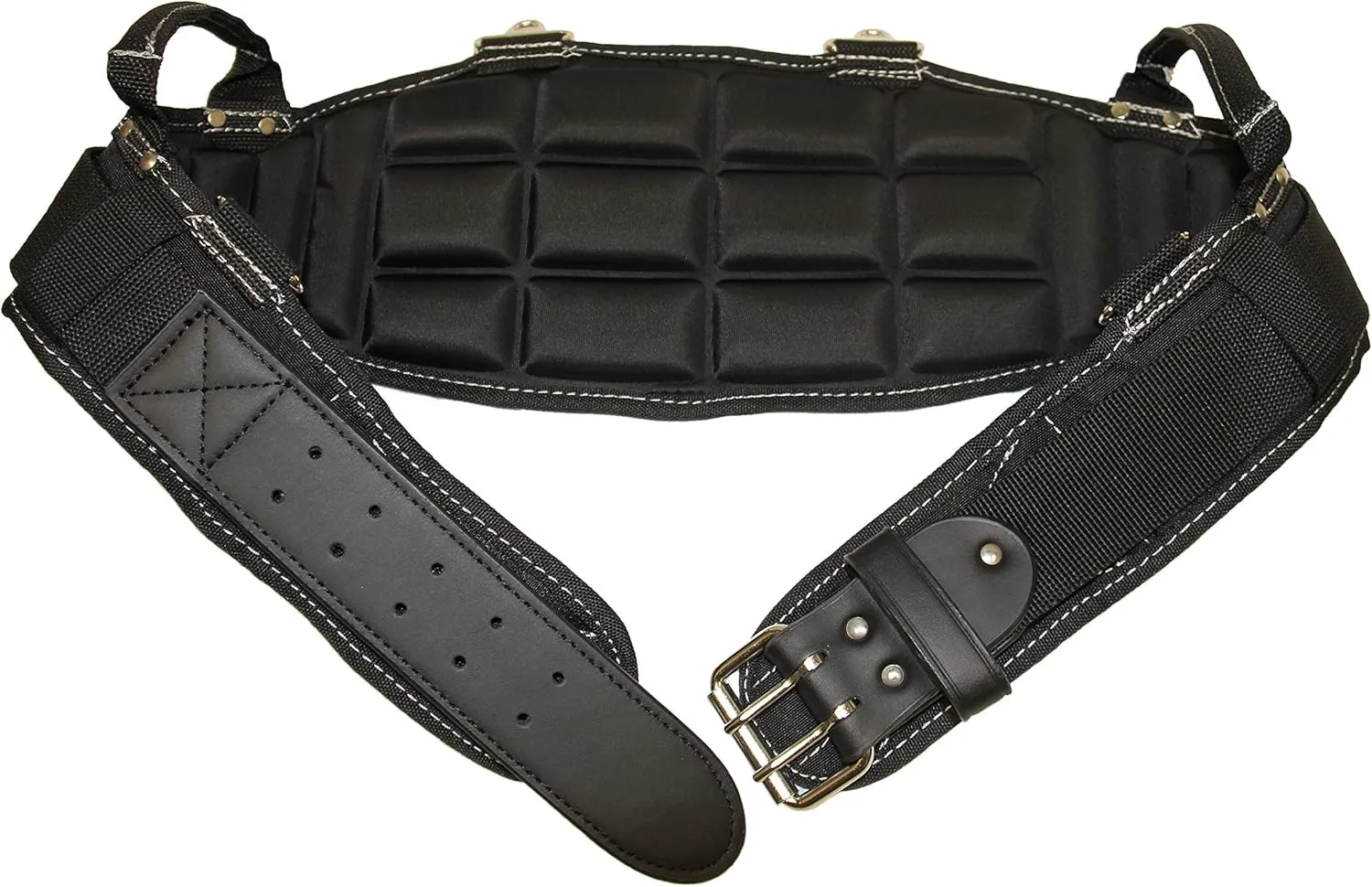 Gatorback Electricians Combo Deluxe Package (Ventilated Back Support Tool Belt Combo, Suspenders, Drill Holster, Gloves). Medium 31"-35"