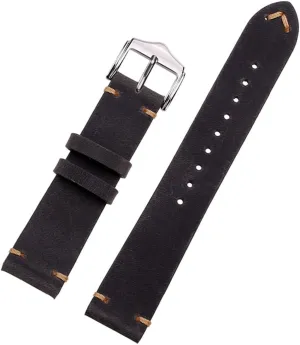 Genuine Leather Watch Band Top Calf Grain Leather Watch Strap with Size 20mm 22mm for Men Women