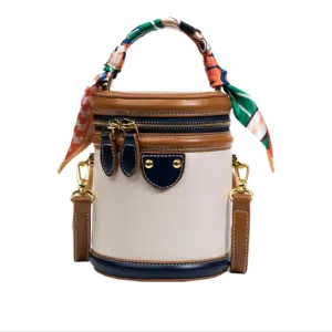 Glenda | Elegant Bucket Crossbody Bag with Unique Handle Design