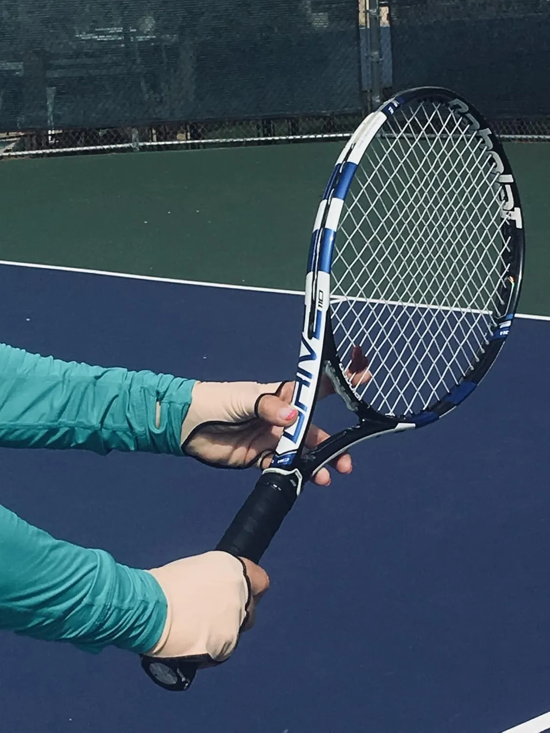 gLOVE Palmless Sleeve Sports UPF 50  98% UV Block Tennis, Golf, Fishing, Outdoor Sports Open Palm Sun Protection for Hands