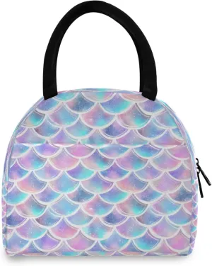 Graffiti Color Scales Women's Lunch Bag Men's Insulated Lunch Box Unisex Reusable Lunch Box Cooler Bag For Work Office Travel Picnic
