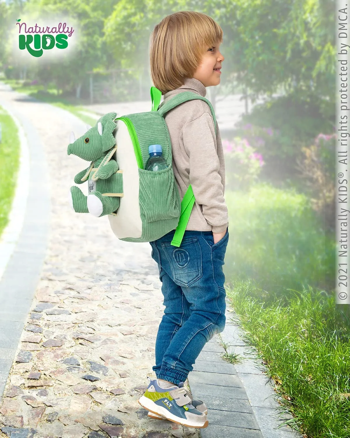 Green Dinosaur Backpack
