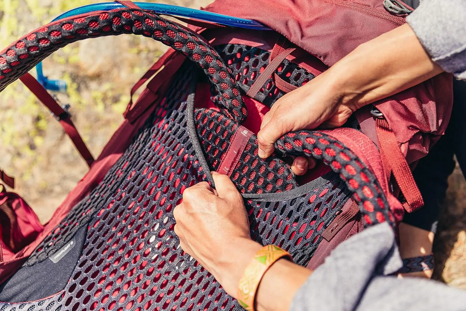 Gregory Kalmia 60L Women's Backpacking Pack, Ventilated Backpanel, Built-in Hydration Attachment for Bladder (Reservoir Not Included), Equinox Grey