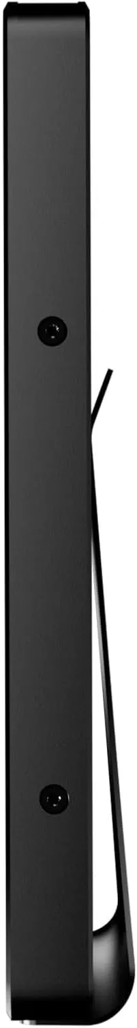 Groove Life Groove Wallet Midnight Black with Money Clip Men's Minimalist Low Profile Aluminum Credit Card Holder with Magnetic Thumb Swipe, RFID Blocking, Lifetime Coverage