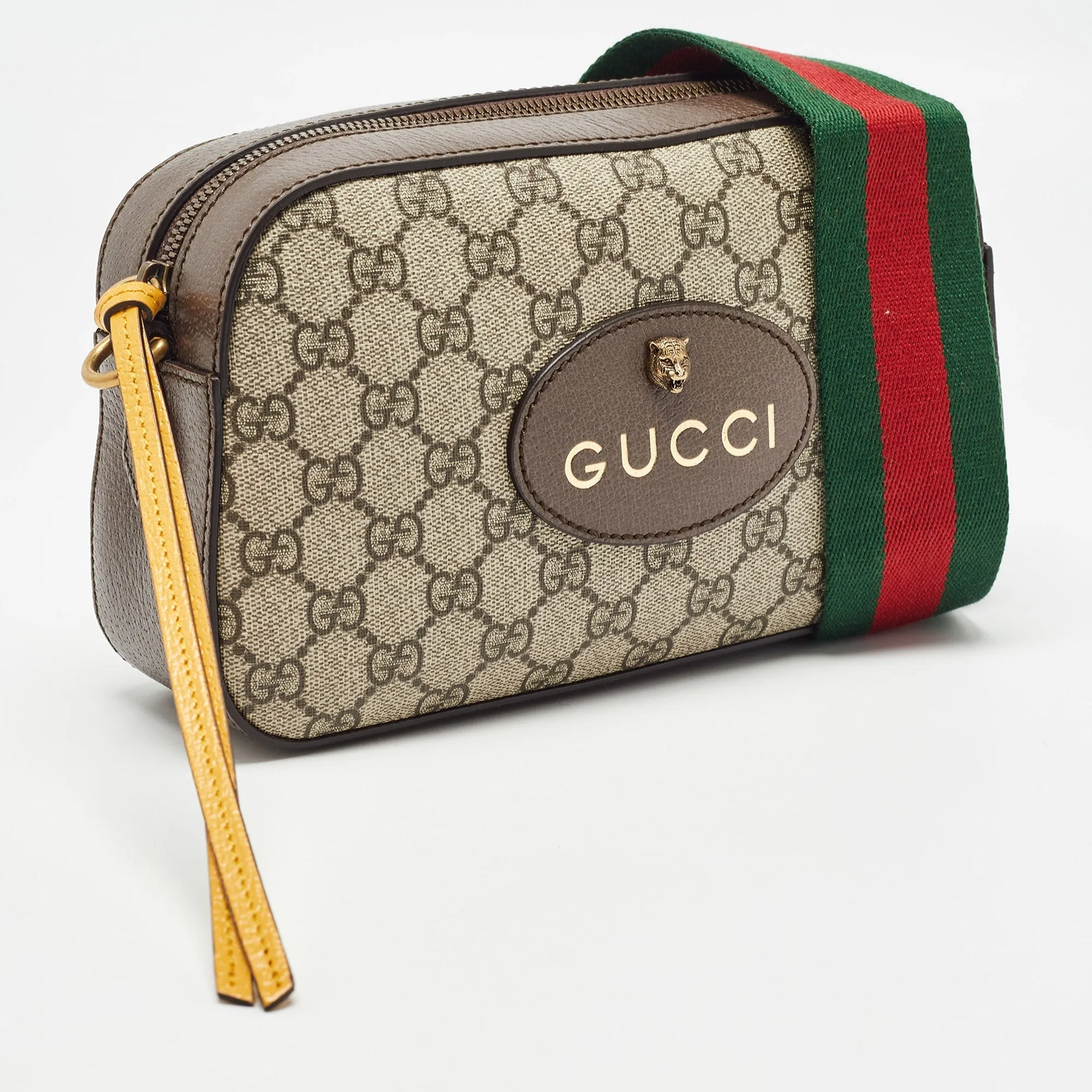 Gucci Beige/ebony Gg Supreme Canvas Neo Vintage Messenger Bag