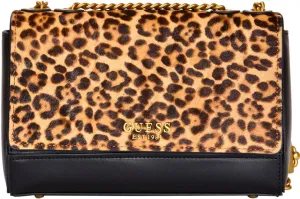 GUESS Iseline Convertible Crossbody Flap, Leopard
