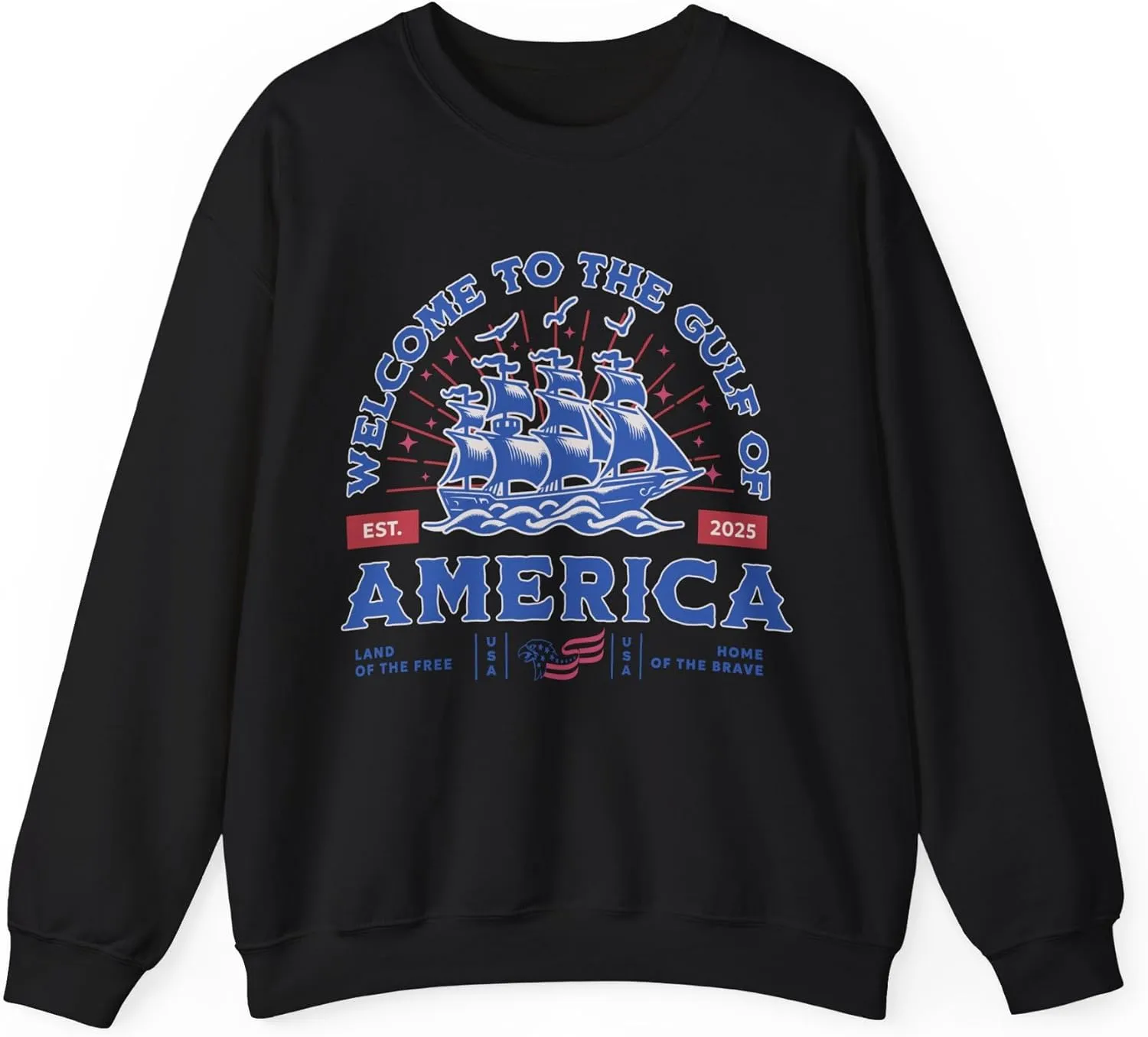 Gulf of America Vintage Style Sweatshirt