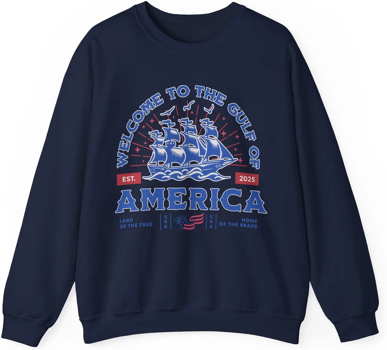 Gulf of America Vintage Style Sweatshirt