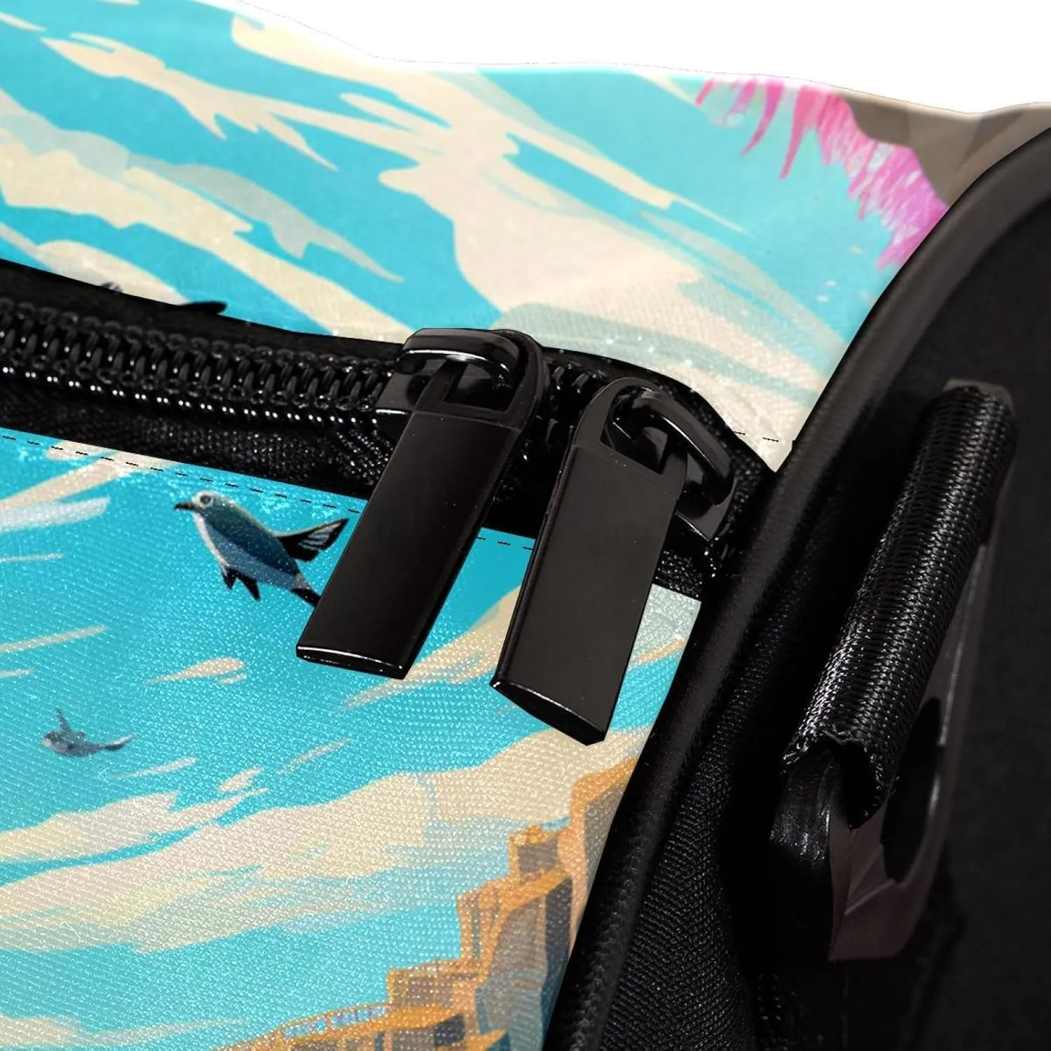 Gym Bags for Women,Duffle Bag for Travel,Sea Lighthouse Ocean Seagull,Gym Bag for Men