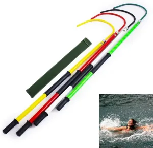 GZHERVICES Insulated Rescue Hook - Heavy-Duty Safety Pole for Electricians, Firefighters & Pool Emergencies | Drowning Swimmer Lifesaving Tool, Reaching Assist Arm Extension(Green,1m/3.3ft)