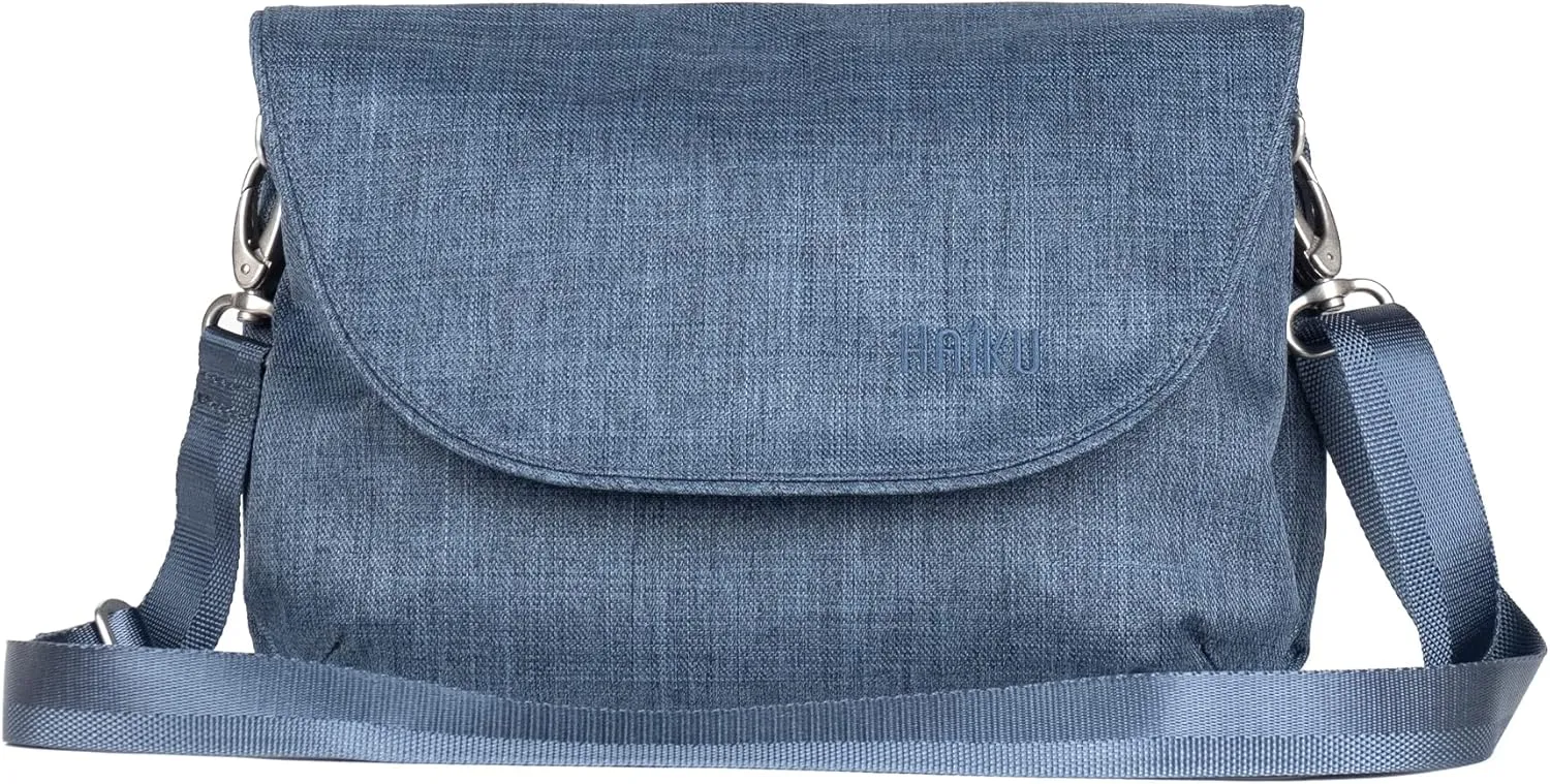 HAIKU Bliss Eco-Friendly RFID Blocking Travel Crossbody Saddle Bag