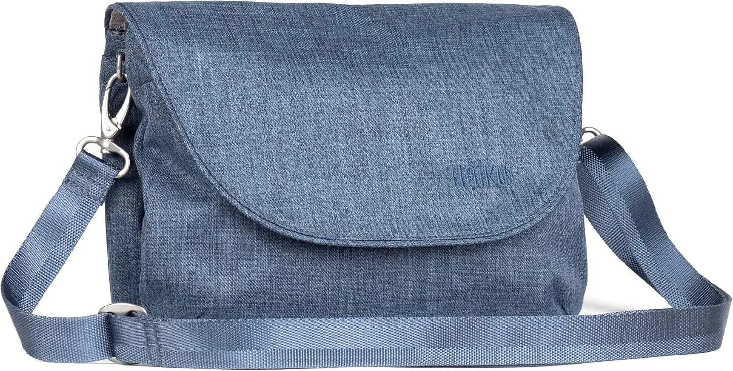 HAIKU Bliss Eco-Friendly RFID Blocking Travel Crossbody Saddle Bag