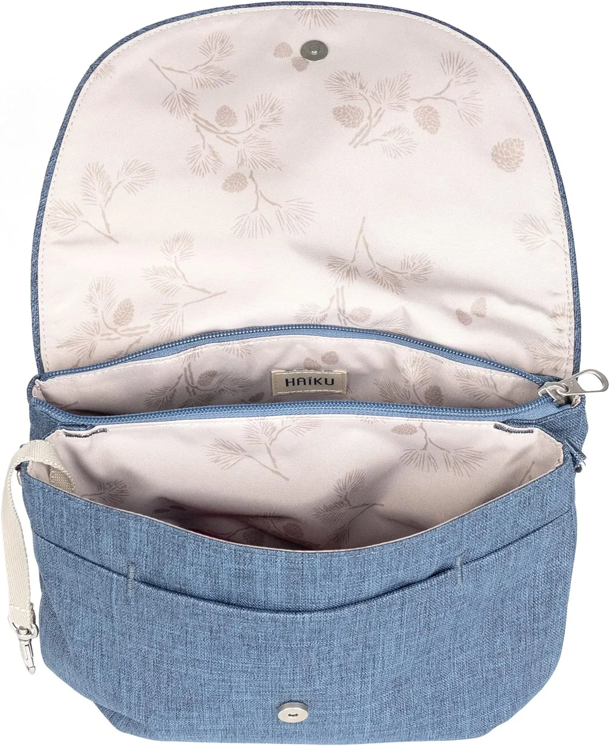 HAIKU Bliss Eco-Friendly RFID Blocking Travel Crossbody Saddle Bag