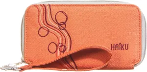 HAIKU Intrepid Small and Slim Women's Wristlet Wallet, Clutch Purse, Zip Around RFID-Blocking Credit Card holder, and ID Holder, Rustic Clay