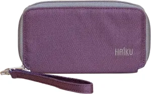 Haiku Intrepid Wristlet, Clutch Wallet, Zip Around RFID-Blocking Credit Card and ID Holder, Hand Purse, Blackberry