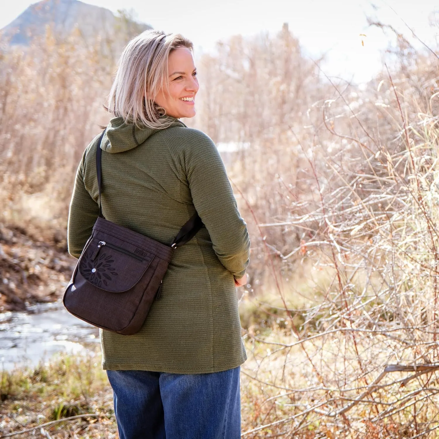 HAIKU Jaunt Eco-Friendly RFID Blocking Travel Crossbody Bag