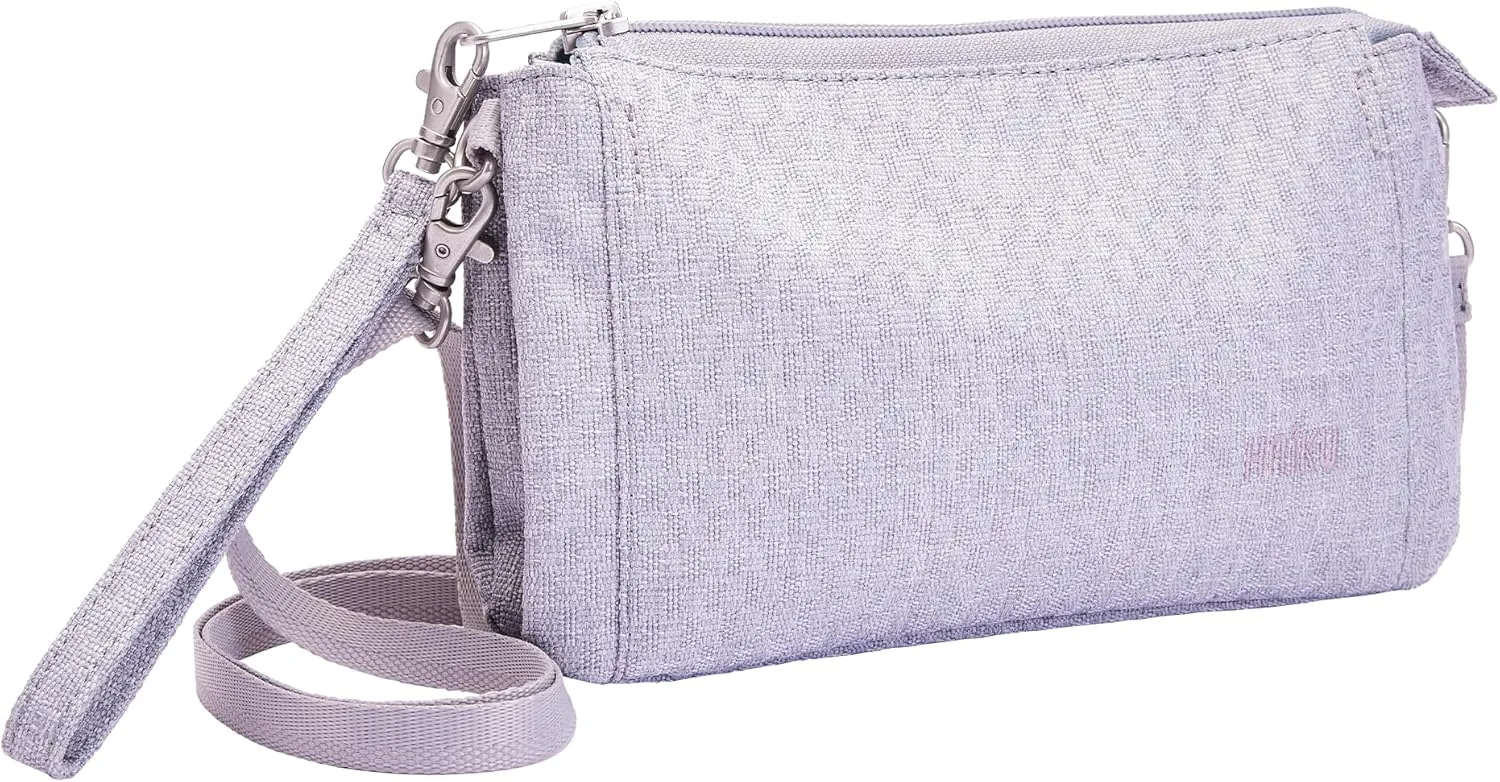 HAIKU Women's Small Stride Crossbody RFID Blocking Wristlet Wallet