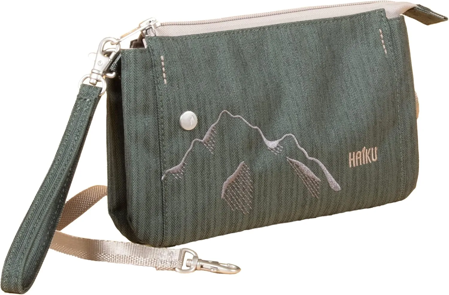HAIKU Women's Small Stride Crossbody RFID Blocking Wristlet Wallet