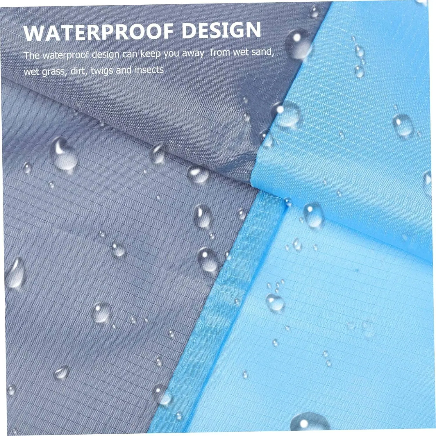 HANABASS 2pcs Portable Picnic Mat Foldable Camping Blanket for Outdoor Activities Lightweight Ground Cloth for Beach Hiking Backyard Fun Multi-Purpose Use