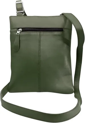 Handmade Real Leather Cross Body Bag Messenger Bag Soft Shoulder Bag Organizer For Ladies Mens Unisex New