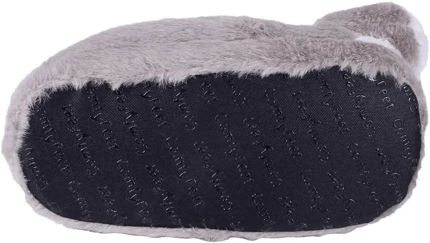 Happy Feet Animal Slippers for Adults and Kids, Cozy and Comfortable, Sturdy Rubber Soles, Thick 1-Inch Memory Foam Footbed, Non-Skid Bottoms, Plush Velvety Material Slippers, As Seen on Shark Tank