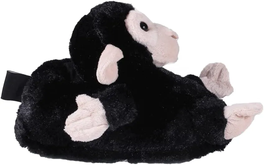 Happy Feet Animal Slippers for Adults and Kids, Cozy and Comfortable, Sturdy Rubber Soles, Thick 1-Inch Memory Foam Footbed, Non-Skid Bottoms, Plush Velvety Material Slippers, As Seen on Shark Tank