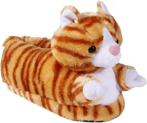 Happy Feet Animal Slippers for Adults and Kids, Cozy and Comfortable, Sturdy Rubber Soles, Thick 1-Inch Memory Foam Footbed, Non-Skid Bottoms, Plush Velvety Material Slippers, As Seen on Shark Tank