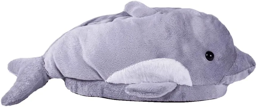 Happy Feet Animal Slippers for Adults and Kids, Cozy and Comfortable, Sturdy Rubber Soles, Thick 1-Inch Memory Foam Footbed, Non-Skid Bottoms, Plush Velvety Material Slippers, As Seen on Shark Tank