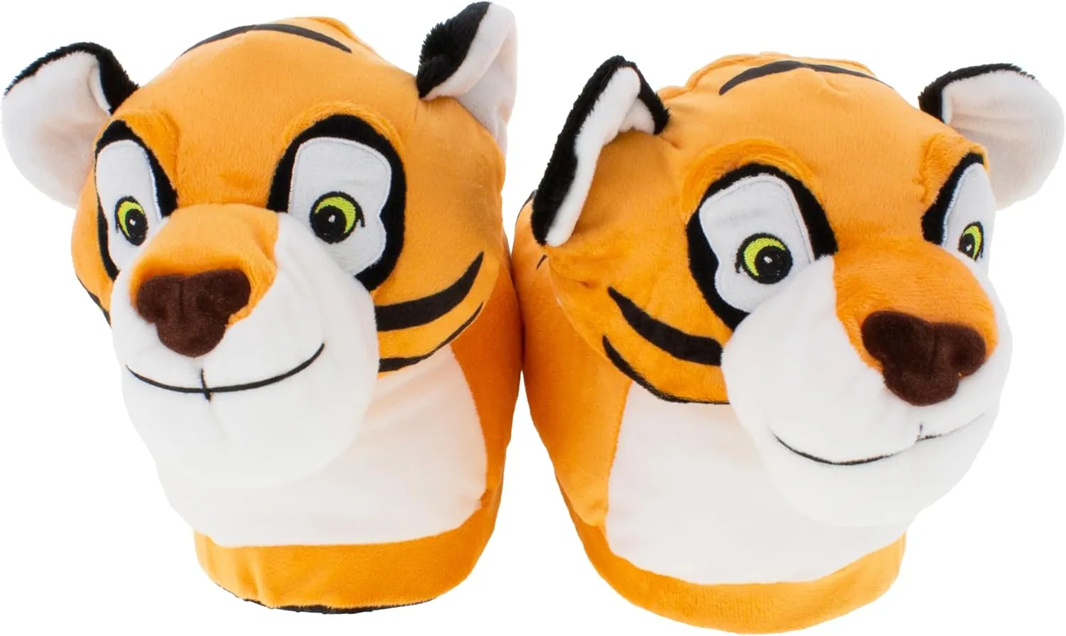 Happy Feet Animal Slippers for Adults and Kids, Cozy and Comfortable, Sturdy Rubber Soles, Thick 1-Inch Memory Foam Footbed, Non-Skid Bottoms, Plush Velvety Material Slippers, As Seen on Shark Tank