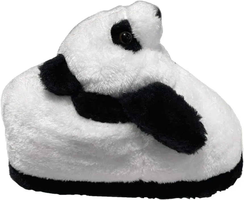 Happy Feet Animal Slippers for Adults and Kids, Cozy and Comfortable, Sturdy Rubber Soles, Thick 1-Inch Memory Foam Footbed, Non-Skid Bottoms, Plush Velvety Material Slippers, As Seen on Shark Tank