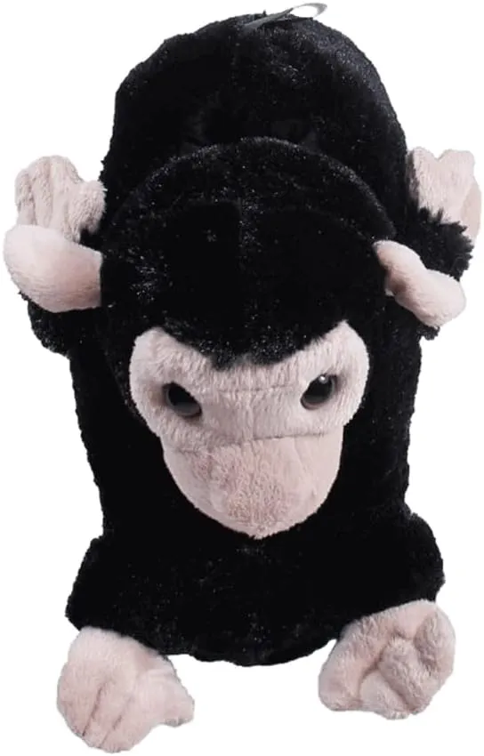 Happy Feet Animal Slippers for Adults and Kids, Cozy and Comfortable, Sturdy Rubber Soles, Thick 1-Inch Memory Foam Footbed, Non-Skid Bottoms, Plush Velvety Material Slippers, As Seen on Shark Tank