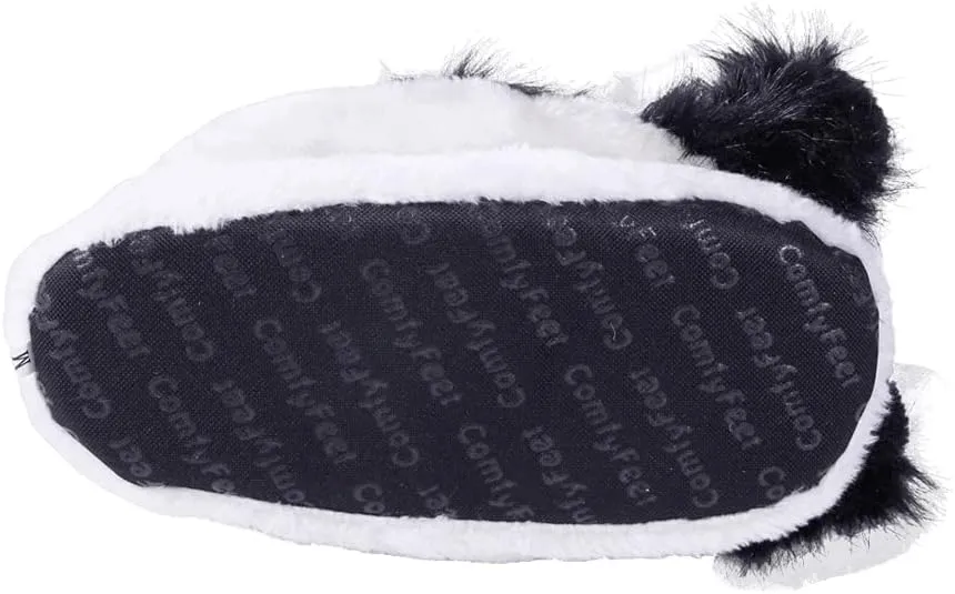 Happy Feet Animal Slippers for Adults and Kids, Cozy and Comfortable, Sturdy Rubber Soles, Thick 1-Inch Memory Foam Footbed, Non-Skid Bottoms, Plush Velvety Material Slippers, As Seen on Shark Tank