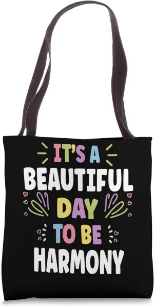 HARPER Personalized Name Beautiful Day HARPER Tote Bag