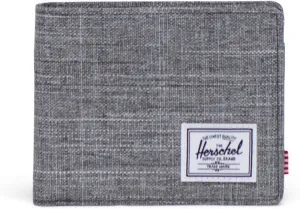 Herschel Supply Co. Roy Coin Wallet, Raven Crosshatch, Standard