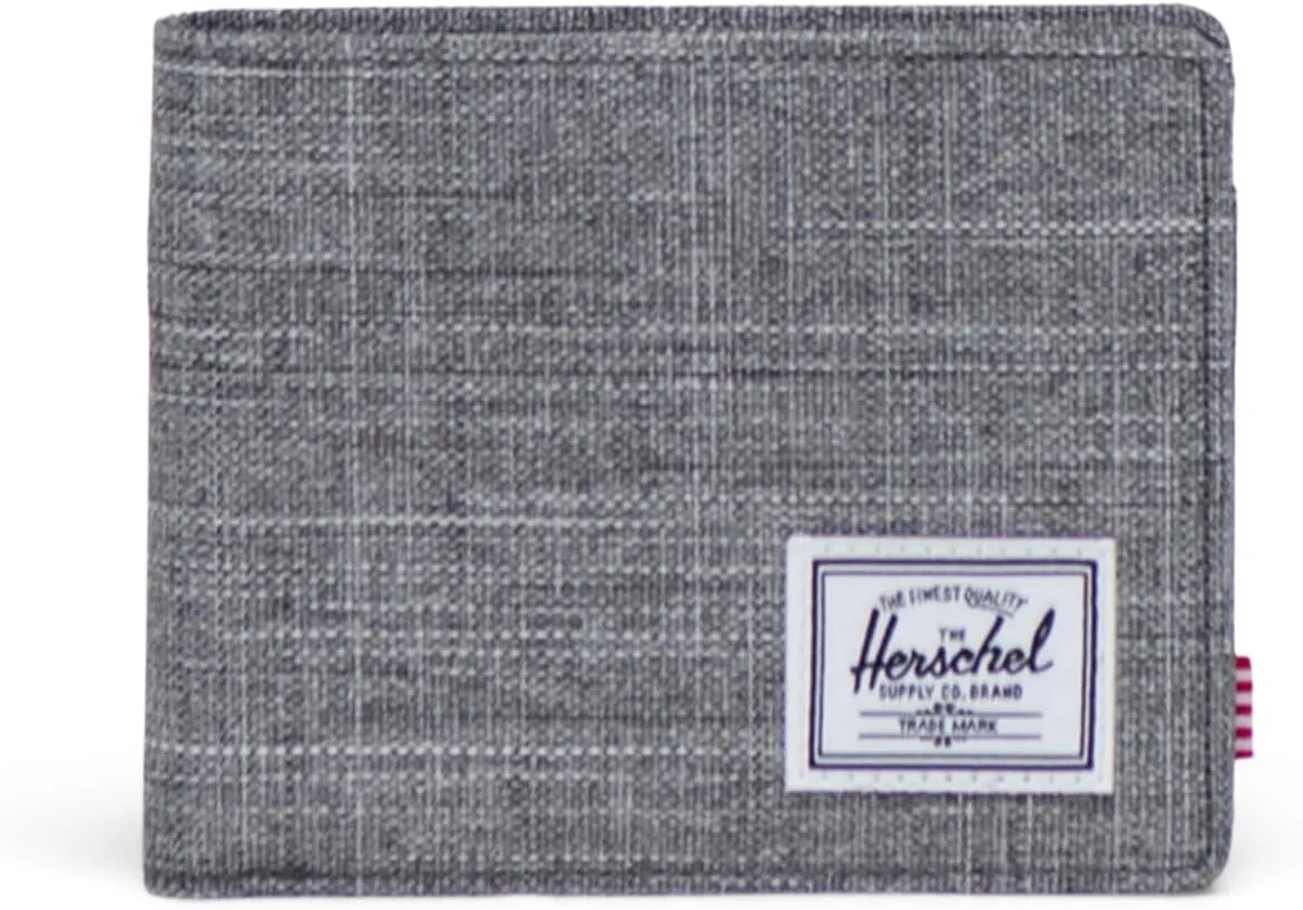 Herschel Supply Co. Roy Coin Wallet, Raven Crosshatch, Standard