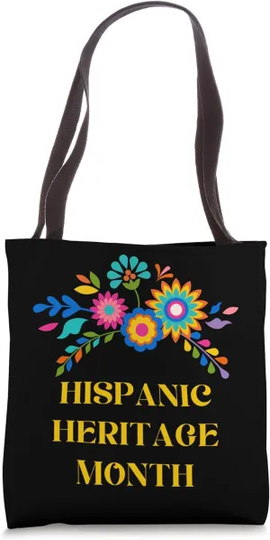 Hispanic Heritage Month Colorful Flowers Tote Bag