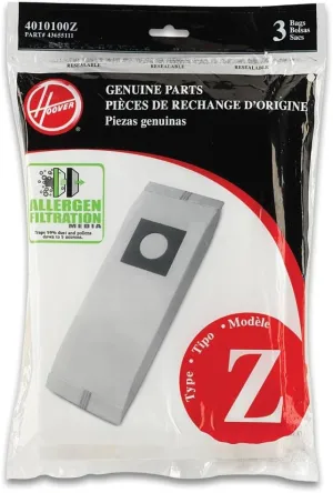 Hoover Type Z Allergen Bag (6-Pack), 4010100Z