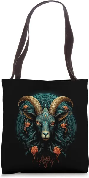 Ibex Mandala Nature Lover Men Women Gift Tote Bag